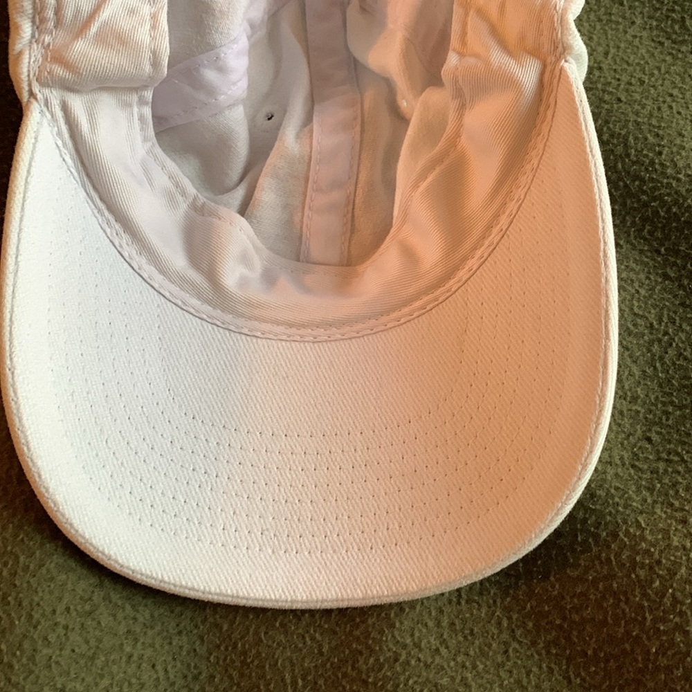 Otto white baseball hat printed with the American flag. Hook & loop strap. OSFM - Picture 5 of 5